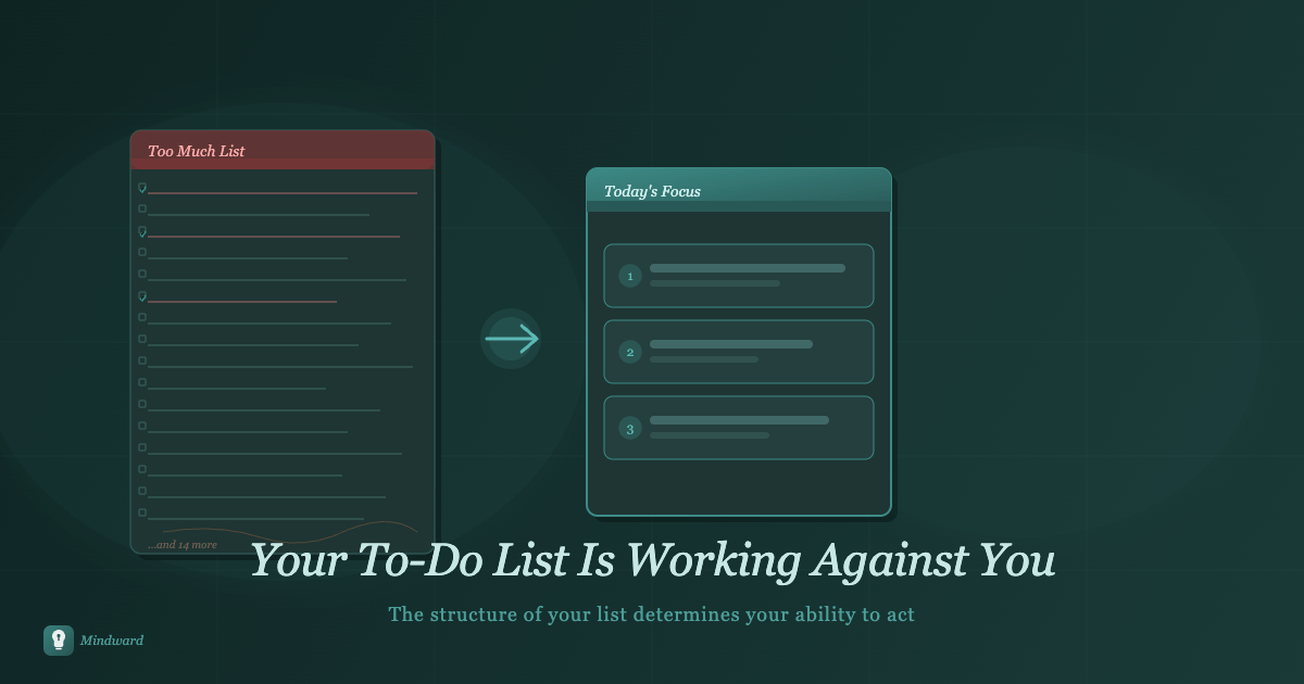 Your To-Do List Is Working Against You